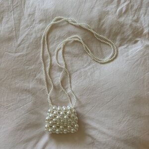 Anthropologie micro beaded crossbody bag